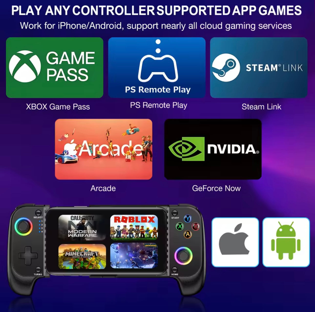 PocketPixel™ Mobile Gaming Controller