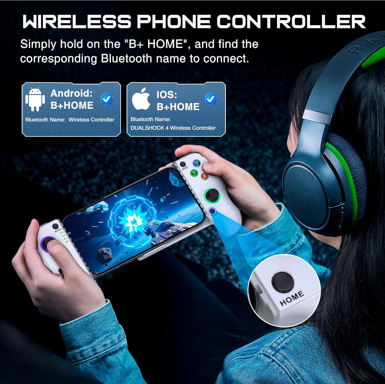 PocketPixel™ Mobile Gaming Controller